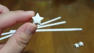 Origami Lucky Star  Tutorial [upl. by Mirabel]