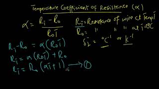 How to calculate resistivity and temperature coefficient [upl. by Aissatsan446]