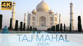 Taj Mahal India 4k Tour and Inside View HD Video [upl. by Baiss]