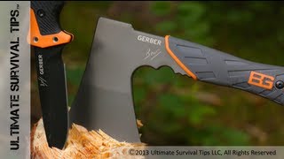 Gerber Bear Grylls Survival Hatchet  REVIEW  Best  Ultimate Survival Hatchet 31002070 [upl. by Shayna]