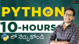 Python 10 hours In Telugu For Beginners [upl. by Tak]