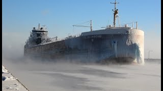 CSL ASSINIBOINE Frozen New Year [upl. by Rehtnug868]