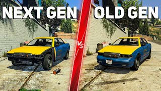 GTA 5 Remastered Next Gen vs Old Gen  Direct Comparison Attention to Detail amp Graphics ULTRA 4K [upl. by Eyllek]