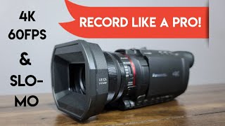 BEST Camcorder in 2020  Panasonic HCX1500 4K 60 FPS Camcorder Review [upl. by Ahsenaj]