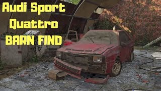 Forza Horizon 4 Barn Find 6  Derwent Reservoir  Audi Sport Quattro [upl. by Andrey359]