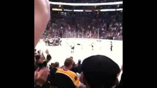 Bruins vs Predators 102109 [upl. by Ttelracs808]