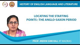 Locating the Starting Points  The AngloSaxon Period [upl. by Sorvats]