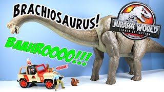 Jurassic World Legacy Collection Brachiosaurus Figure Review [upl. by Russian]