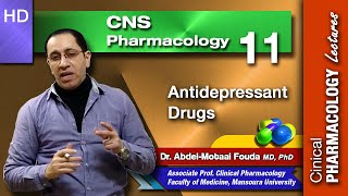 CNS Pharmacology Ar  Lec 11 Antidepressant Drugs [upl. by Leirrad]