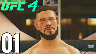 UFC 4 Career Mode Walkthrough Part 1  THE AMATEURS [upl. by Aihsein377]