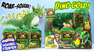 Treasure X Dino Gold Mini Dinos Review Moose [upl. by Gredel]