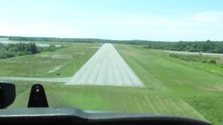 Landing at Knox County Regional Airport  Rockland Maine [upl. by Stutzman]