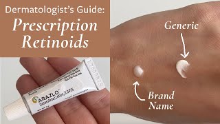 Tretinoin Adapalene How to find the Right Prescription Retinoid for Your Skin  Dr Sam Ellis [upl. by Aehsan805]