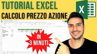 Foglio EXCEL per Calcolare PREZZO AZIONI in 3 minuti Valore Intrinseco Apple [upl. by Rochus]