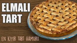 PASTANE USULÜ KIYIR ELMALI TART  APPLE PIE [upl. by Januarius]