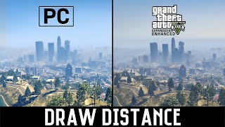 PC Max Settings vs Expanded amp Enhanced  Draw Distance  GTA 5 [upl. by Atinra]