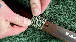 How To Wrap Your Hatchet Handle With Paracord [upl. by Domingo]