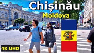 Chisinau Moldova Walking Tour  4K Ultra HD [upl. by Drofnas715]