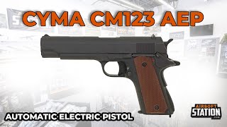 CYMA CM123 AEP Airsoft Gun Overview [upl. by Asirret]