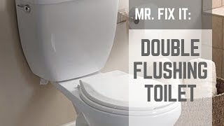 HOW TO  Fix a Double Flushing Toilet [upl. by Seroka]