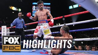 Manny Pacquiao vs Keith Thurman Full Fight  HIGHLIGHTS  PBC ON FOX [upl. by Ahsekyw509]