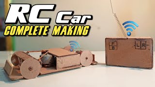 RC Car Making  How to make Wireless RC Car At Home  DIY Remote Control Car [upl. by Thirion724]