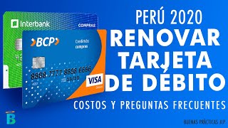 Renovar tarjetas de débito de Interbank y BCP  Costos y preguntas frecuentes [upl. by Woodie955]