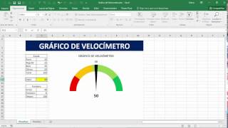 Excel  Como Criar um Gráfico de Velocímetro [upl. by Delanie802]