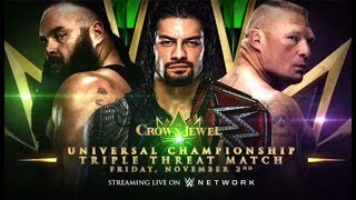 Brock Lesnar Vs Roman Reigns vs Braun Strowman [upl. by Eirrek241]