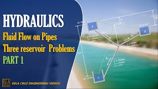 THREE RESERVOIR PROBLEM PART 1  HYDRAULICS  DE LA CRUZ TUTORIALS [upl. by Boru]