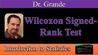 Introduction to the Wilcoxon SignedRank Test [upl. by Vittorio646]