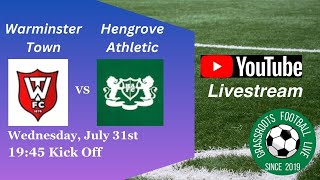 Warminster Town FC v Hengrove Athletic FC [upl. by Akinal]