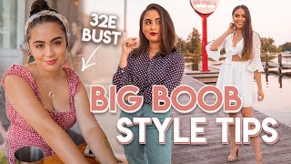 20 TIPS FOR STYLING A BIG BUST  Full Chest Style Guide  Recommendations ♡ [upl. by Mycah604]