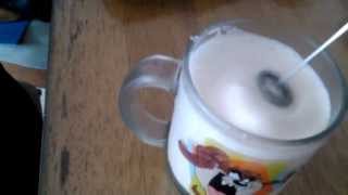 Aerolatte Review Frothing Cold Milk In Under 1 Minute [upl. by Grimbal649]