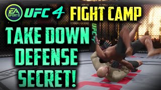 UFC 4 FIGHT CAMP SECRET TAKEDOWN DEFENSE TIP [upl. by Orfurd]